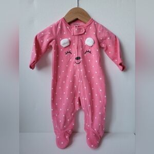Carter's Pink One Piece with Bear Design